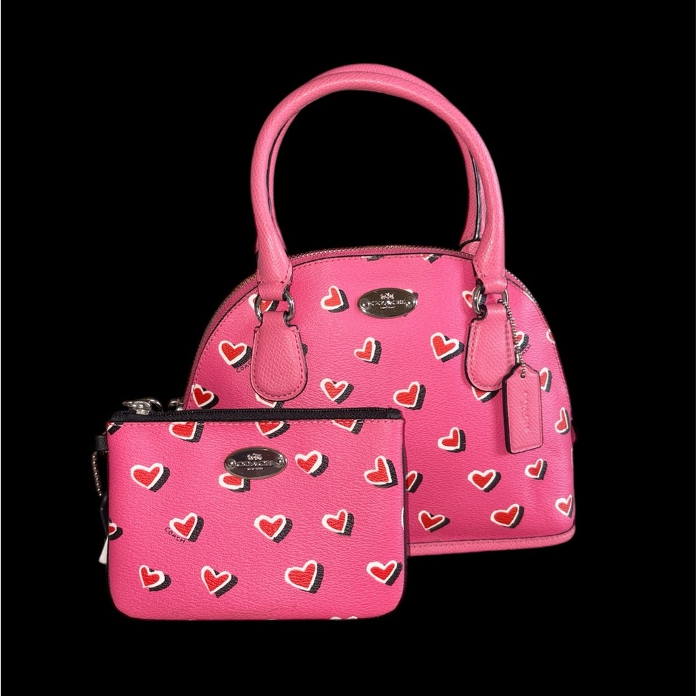 Coach Hearts Crossbody Set